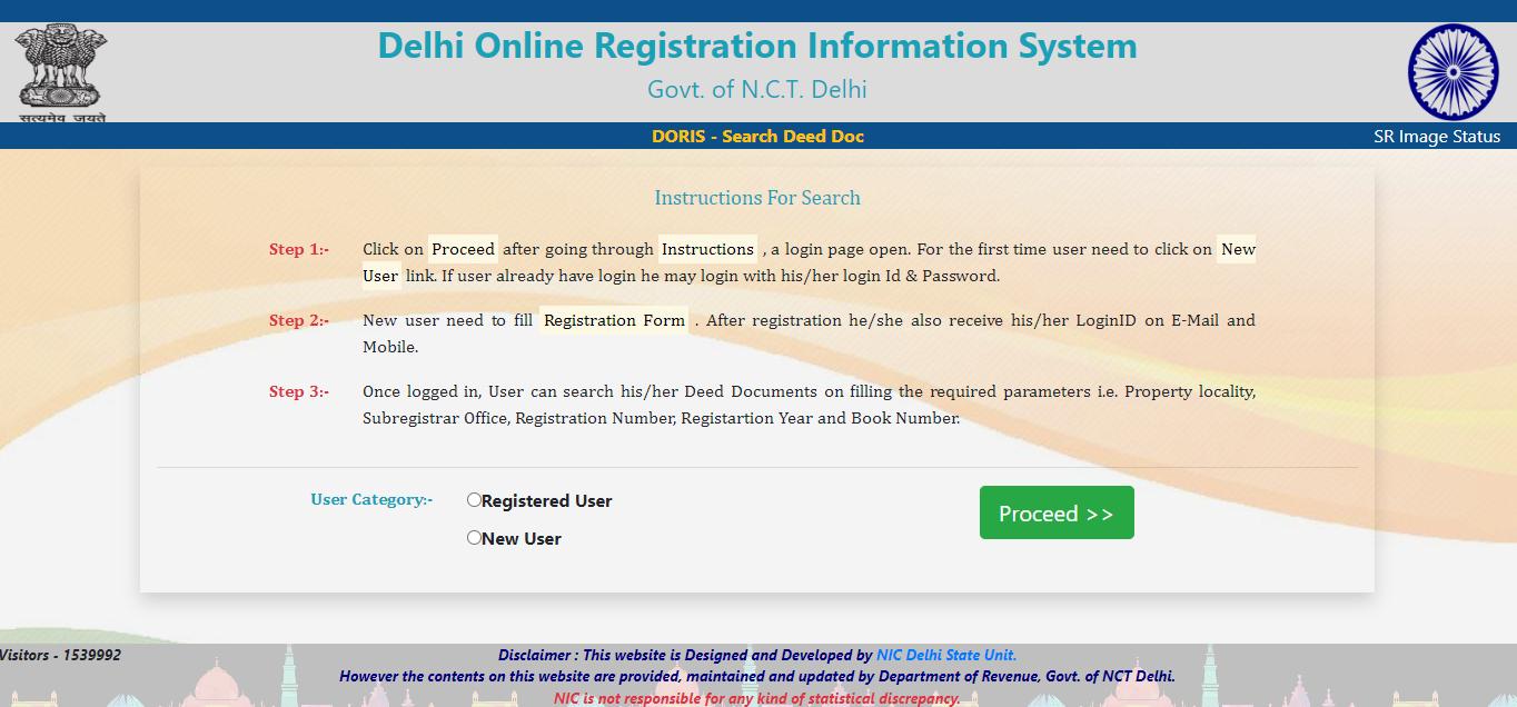 Search Registered Deed