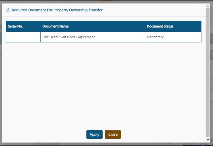 Property Ownership Transfer