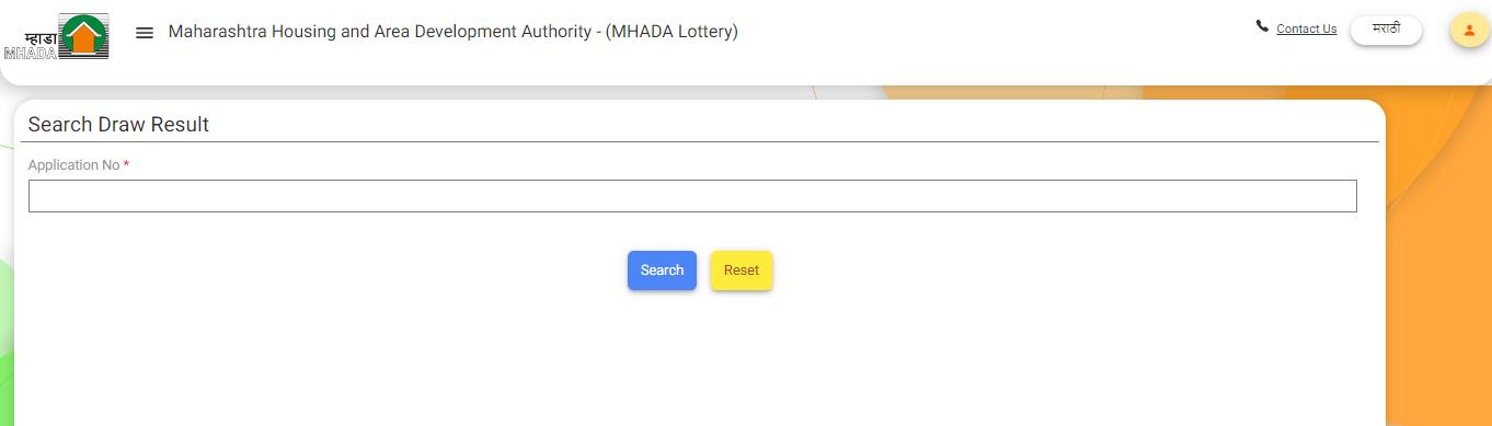 MHADA Pune Search Draw Results 