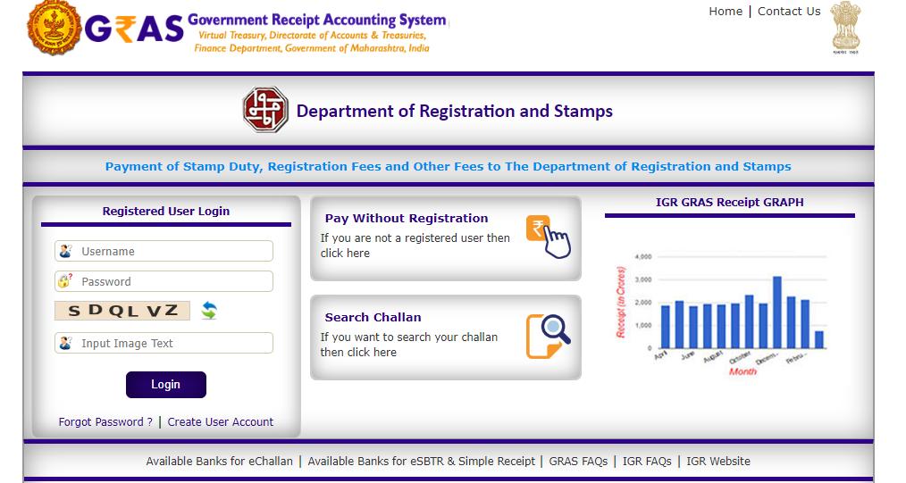 Online Payment to pay stamp duty