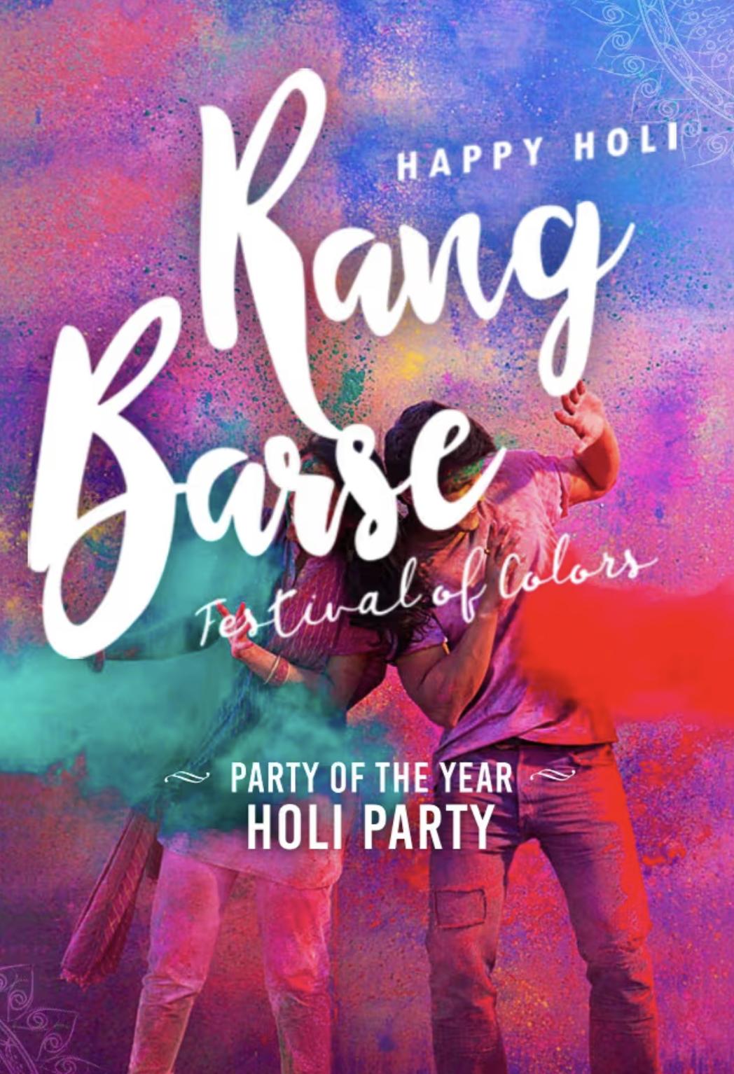 holi event party at delhi bookmyshow