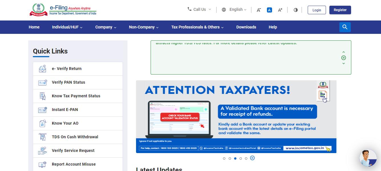 Income Tax Portal