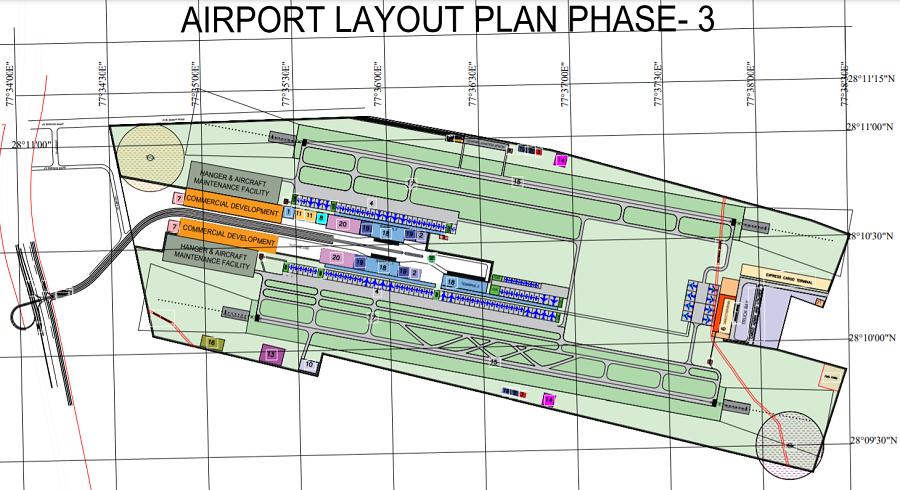 Jewar Airport Layout Phase 3