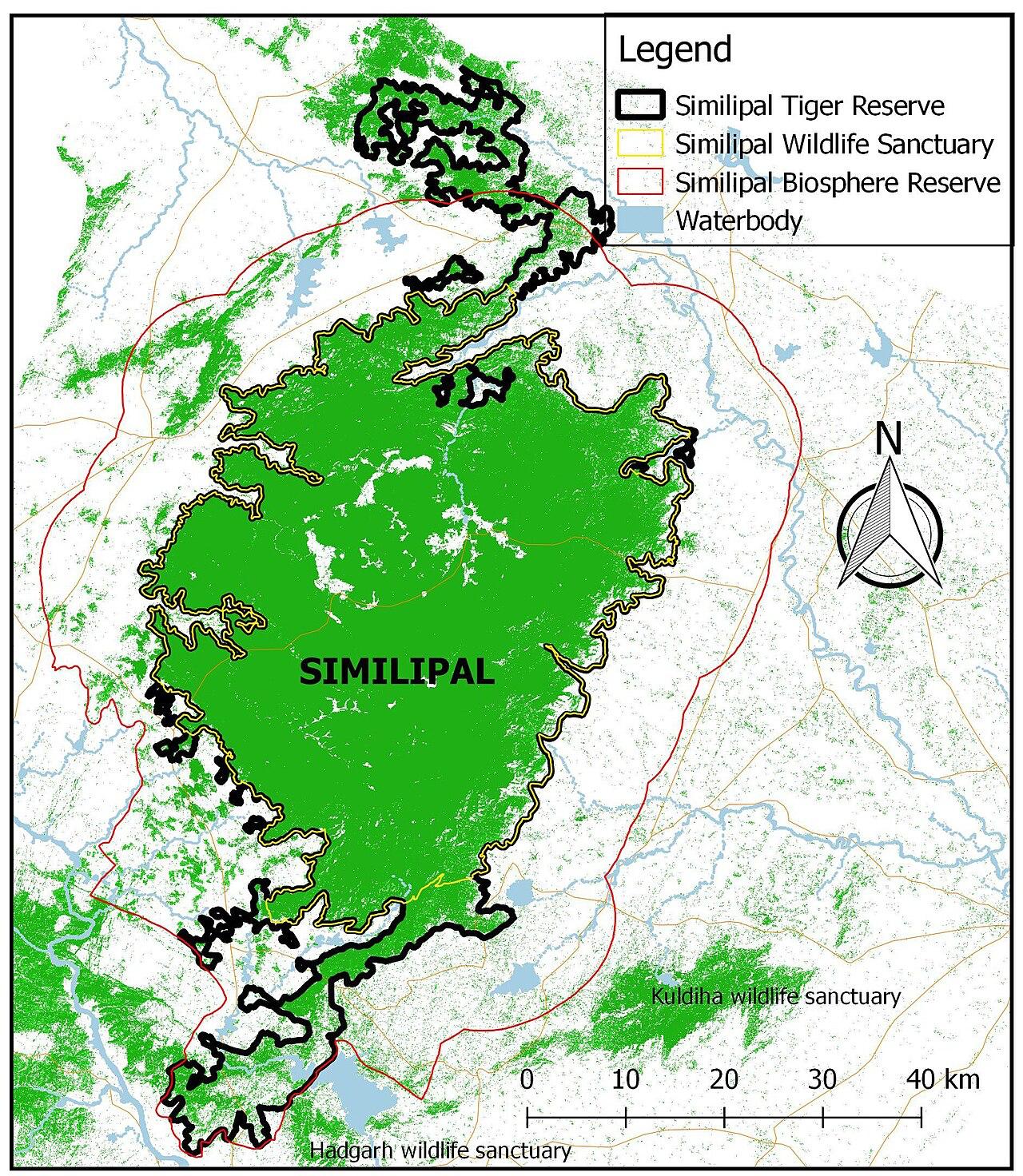 Simlipal Map, Wiki