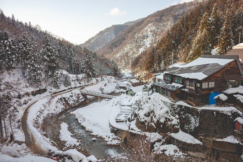 high-angle-shot-wooden-house-surrounded-by-forested-mountain-covered-snow-winter_181624-10162.jpg